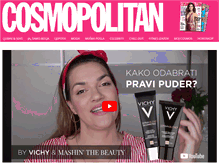 Tablet Screenshot of cosmopolitan.hr