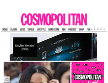 Tablet Screenshot of cosmopolitan.de